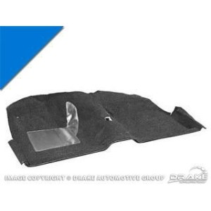 FORD MUSTANG 1971-1973 COUPE KIT MOQUETTE MOULES BLEU Coupe molded carpet kit Blue SCOTT DRAKE CAR71-CP-BL
