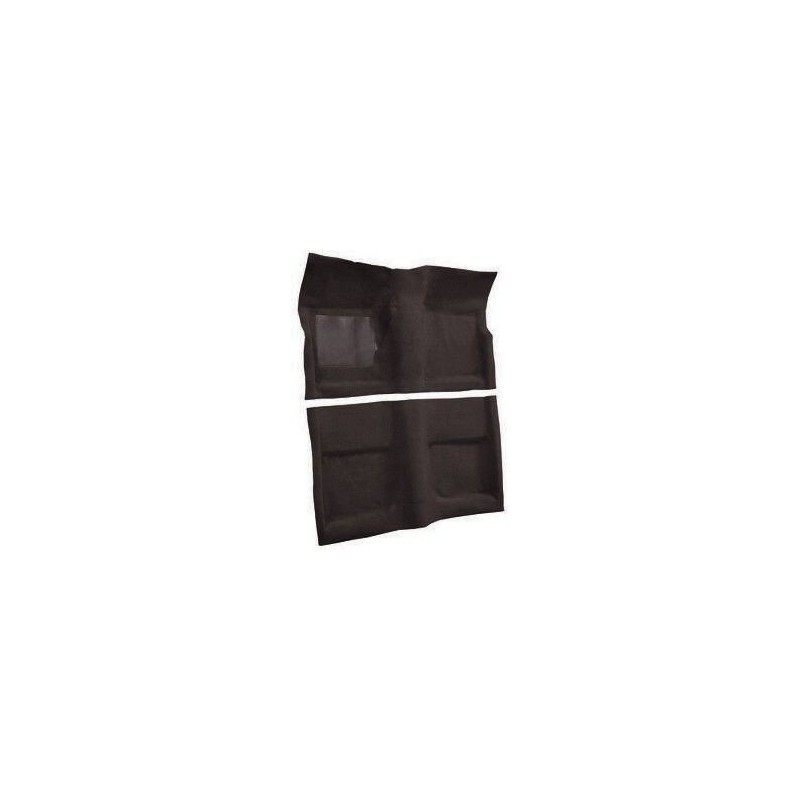 FORD MUSTANG 1969-1970 SPORTSROOF FASTBACK KIT MOQUETTE COMPLETE AVANT + ARRIERE MOULES NOIR Molded carpet kit Black SCOTT DRAKE