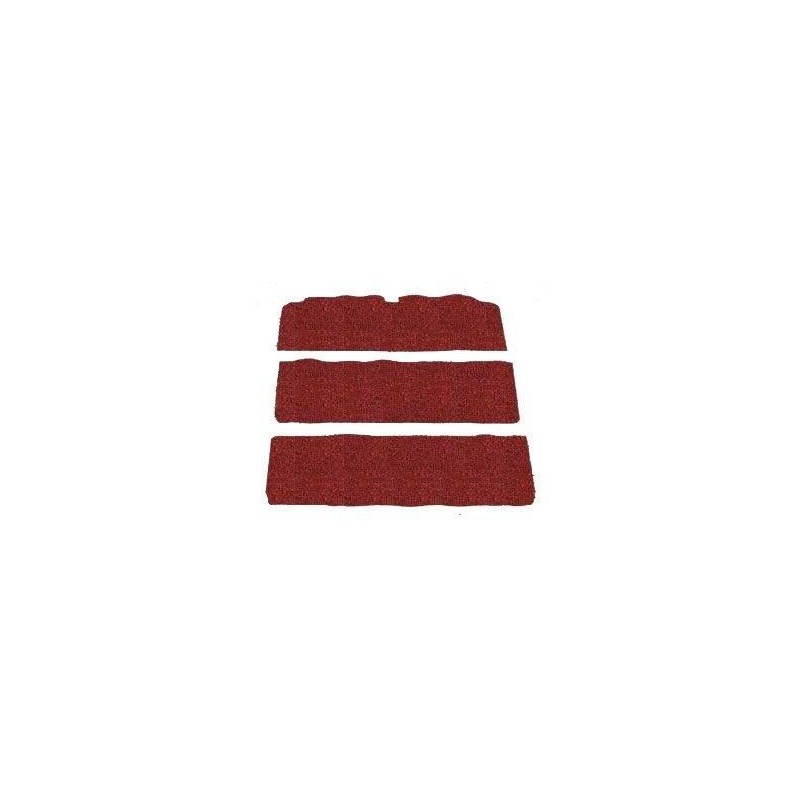 FORD MUSTANG 1969-1970 SPORTSROOF FASTBACK MOQUETTE DE BANQUETTE RABATTABLE ROUGE BORDEAUX Fold down seat carpet maroon 100 per