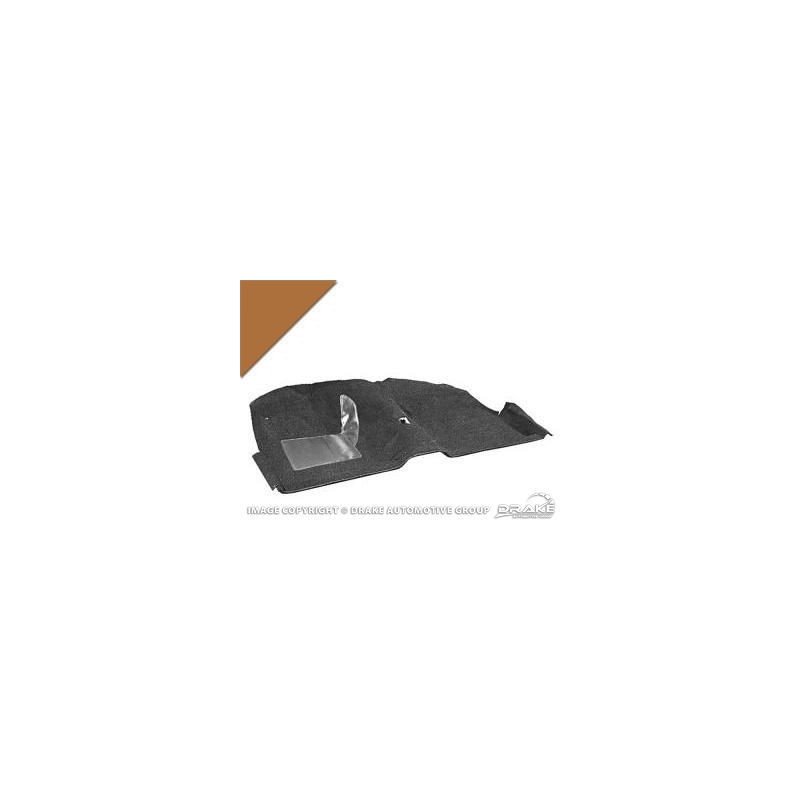 FORD MUSTANG 1969-1970 SPORTSROOF FASTBACK KIT MOQUETTE COMPLETE AVANT + ARRIERE MOULES GINGEMBRE Molded carpet kit ginger SCOTT