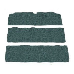FORD MUSTANG 1966-1968 FASTBACK MOQUETTE DE BANQUETTE RABATTABLE BLEU TURQUOISE Fold down seat carpet aqua 80 by 20 SCOTT DRAKE