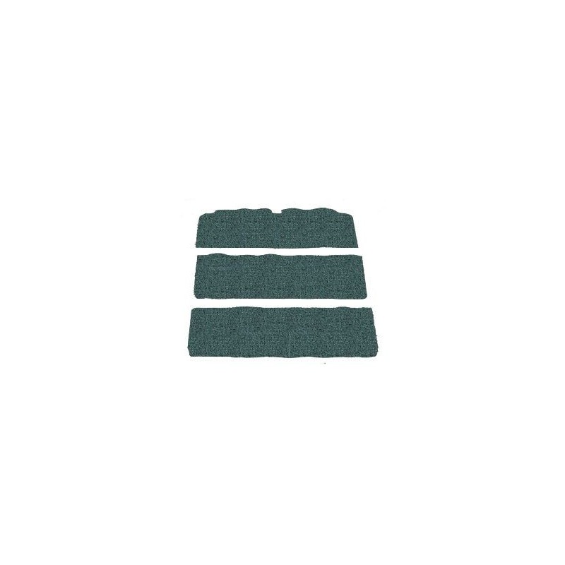 FORD MUSTANG 1966-1968 FASTBACK MOQUETTE DE BANQUETTE RABATTABLE BLEU TURQUOISE Fold down seat carpet aqua 80 by 20 SCOTT DRAKE