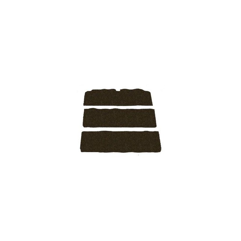 FORD MUSTANG 1965-1968 FASTBACK MOQUETTE DE BANQUETTE RABATTABLE MARRON FONCE Fold down seat carpet dark Brown 80 by 20 SCOTT DR