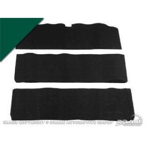 FORD MUSTANG 1969-1970 vFASTBACK SPORTSROOF MOQUETTE DE BANQUETTE RABATTABLE VERT FONCE Fold down seat carpet dark green SCOTT D