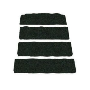 FORD MUSTANG 1971-1973 FASTBACK SPORTSROOF MOQUETTE DE BANQUETTE RABATTABLE VERT FONCE Fold down seat carpet dark green 100 per