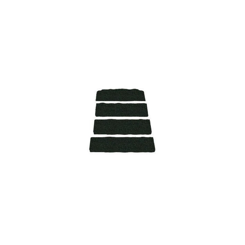 FORD MUSTANG 1971-1973 FASTBACK SPORTSROOF MOQUETTE DE BANQUETTE RABATTABLE VERT FONCE Fold down seat carpet dark green 100 per