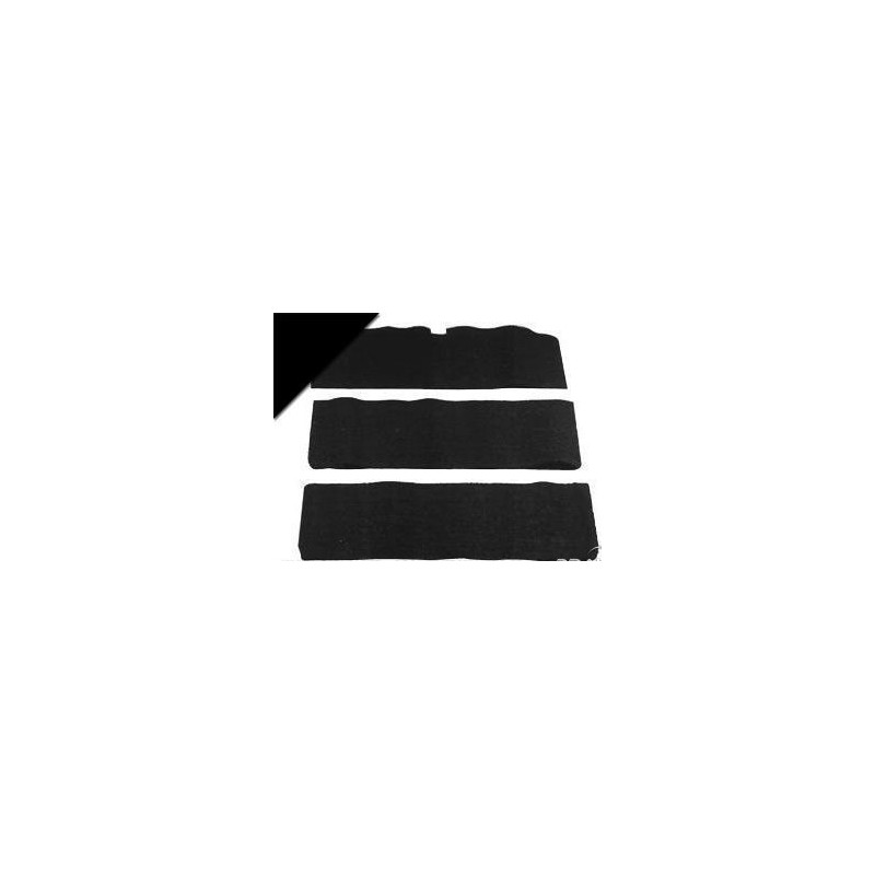 FORD MUSTANG 1971-1973 FASTBACK SPORTSROOF MOQUETTE DE BANQUETTE RABATTABLE NOIR Fold down seat carpet black 100 per cent nylon