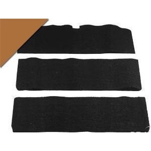 FORD MUSTANG 1969-1970 SPORTSROOF FASTBACK MOQUETTE DE BANQUETTE RABATTABLE GINGEMBRE EN NYLON Fold down seat carpet ginger tota