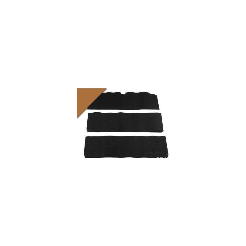 FORD MUSTANG 1969-1970 SPORTSROOF FASTBACK MOQUETTE DE BANQUETTE RABATTABLE GINGEMBRE EN NYLON Fold down seat carpet ginger tota