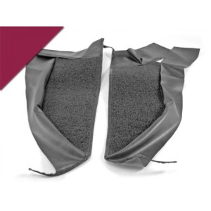 FORD MUSTANG 1965-1966 CABRIOLET KIT DE TAPIS POUR PANNEAUX D INTERIEUR ROUGE BORDEAUX Pony kick panel Carpet Maroon SCOTT DRAKE