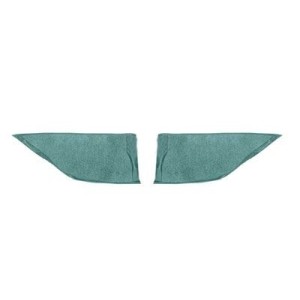 FORD MUSTANG 1965-1966 CABRIOLET KIT DE TAPIS POUR PANNEAUX D INTERIEUR TURQUOISE Pony kick panel Carpet turquoise SCOTT DRAKE K