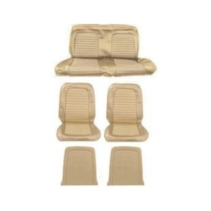 FORD MUSTANG 1966 COUPE SET COMPLET DE HOUSSE COUVRE SIEGE STANDARD PARCHEMIN Full Set Upholstery Standard Parchment SCOTT DRAKE