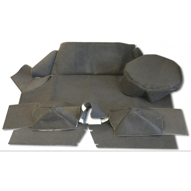 FORD MUSTANG 1970 KIT MOQUETTE Trunk carpet kit fastback black SCOTT DRAKE TMK-FB-70-BK