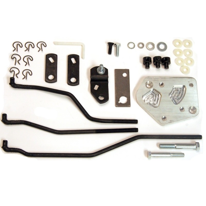FORD MUSTANG 1964-1973 V8 289 302 351W KIT D ADAPTATION LEVIER SUR BOITE 4 TOPLOADER COMPETITION PLUS 4 speed top loader install