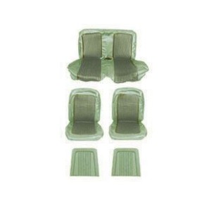 FORD MUSTANG 1968 COUPE SET COMPLET DE COUVRE SIEGE STANDARD LIERRE DORE Full Set Upholstery Standard Ivy Gold SCOTT DRAKE 68CP