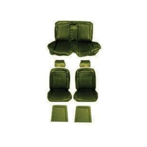 FORD MUSTANG 1969 CABRIOLET CONVERTIBLE SET COMPLET DE COUVRE SIEGE STANDARD PEPITE OR Full Set Upholstery Standard Nugget Gold