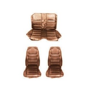 FORD MUSTANG 1970 COUPE SET COMPLET DE COUVRE SIEGE STANDARD GINGEMBRE Full Set Upholstery Standard Ginger SCOTT DRAKE 70CP-S-FU