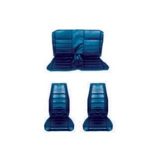 FORD MUSTANG 1970 COUPE SET COMPLET DE COUVRE SIEGE STANDARD BLEU Full Set Upholstery Standard Blue SCOTT DRAKE 71CP-S-FULL-BL