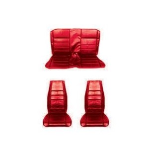 FORD MUSTANG 1970 COUPE SET COMPLET DE COUVRE SIEGE STANDARD ROUGE VERMILLON Full Set Upholstery Standard Vermillion SCOTT DRAKE