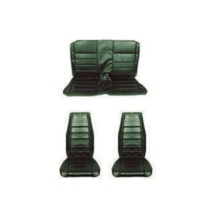 FORD MUSTANG 1970 CABRIOLET CONVERTIBLE SET COMPLET DE COUVRE SIEGE STANDARD VERT Full Set Upholstery Standard Green SCOTT DRAKE