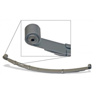 FORD MUSTANG 1964-1973 LAME DE SUSPENSION ARRIERE TRES RENFORCEE 5 LAMES HAUTEUR STANDARD Hi po 5 leaf springs standard eye SCOT