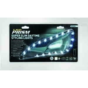 2 Bandes LED éclairage de jour - Blanc - 45cm et 18 LED chacune