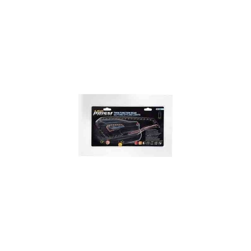 2 bandes LED ultrafines éclairage rouge ET orange36cm/30 LED chacune