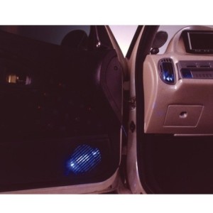 Kit 4 micro LED éclairage bleu