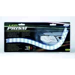 Kit 2 bandes LED flexi 37cm éclairage blanc