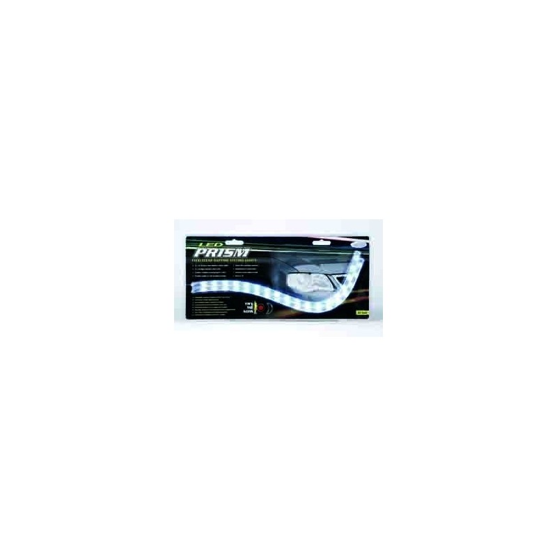 Kit 2 bandes LED flexi 37cm éclairage blanc