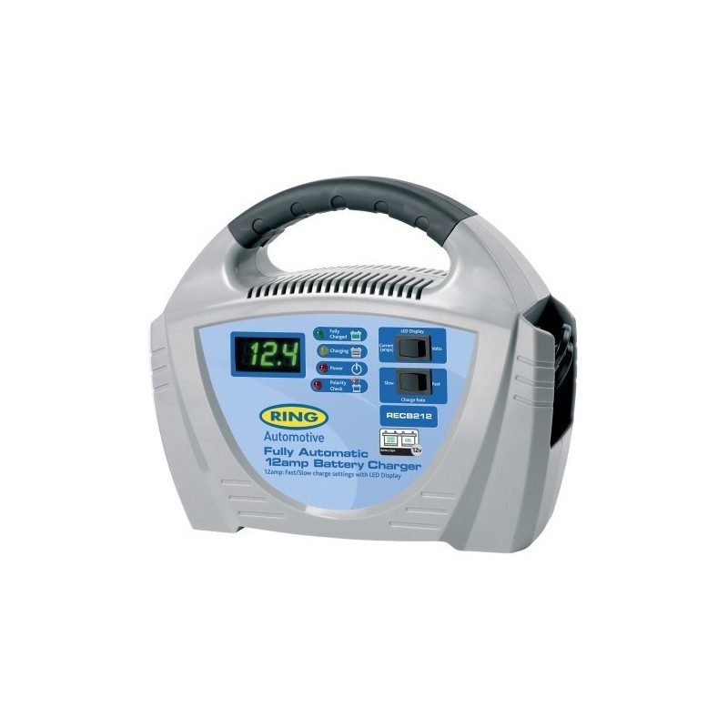 Chargeur de batterie 12 Volts - 12 Amp - 180 AH - 100% Automatique