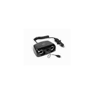 Prise allume cigare double + micro USB + USB (2 ampères)
