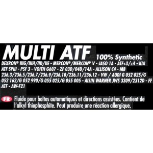 MOTUL MULTI ATF huile boîte de vitesses automatique 1 Litre 105784