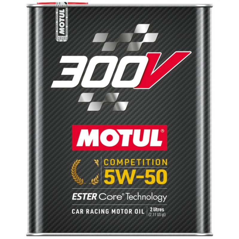 NOUVELLE MOTUL 300V COMPETITION 5w40 Power Huile 100% Synthèse Racing 2 Litres 110817