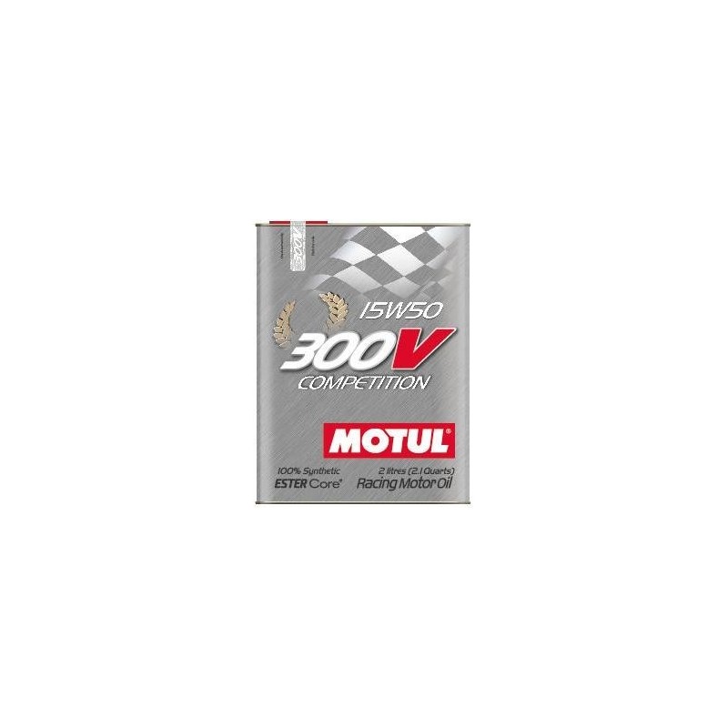 NOUVELLE MOTUL 300V AUTO MOTORSPORT 15w50 Compétition Huile 100% Synthèse Racing 2 Litres