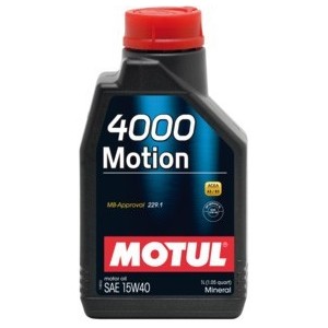 MOTUL VOITURE huile 4000 MOTION SAE 15W40 1L 102815