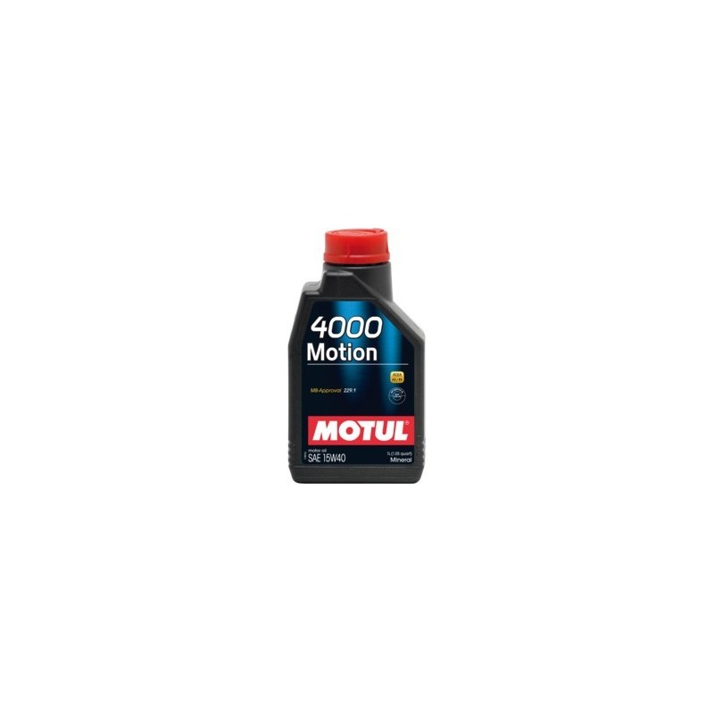 MOTUL VOITURE huile 4000 MOTION SAE 15W40 1L 102815