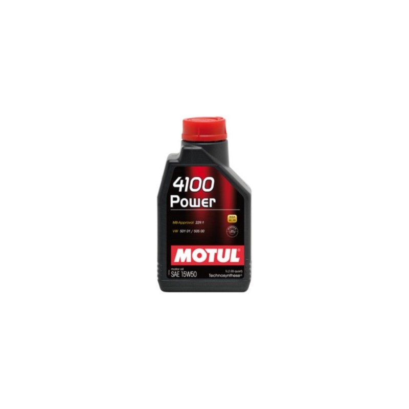 MOTUL VOITURE huile 4100 POWER SAE 15W50 1L 102773