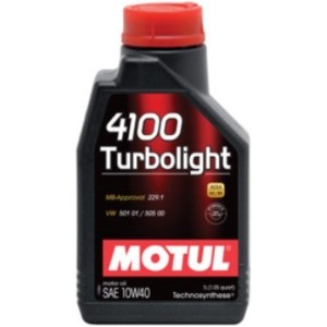 MOTUL VOITURE huile 4100 TURBOLIGHT SAE 10W40 1L 108644