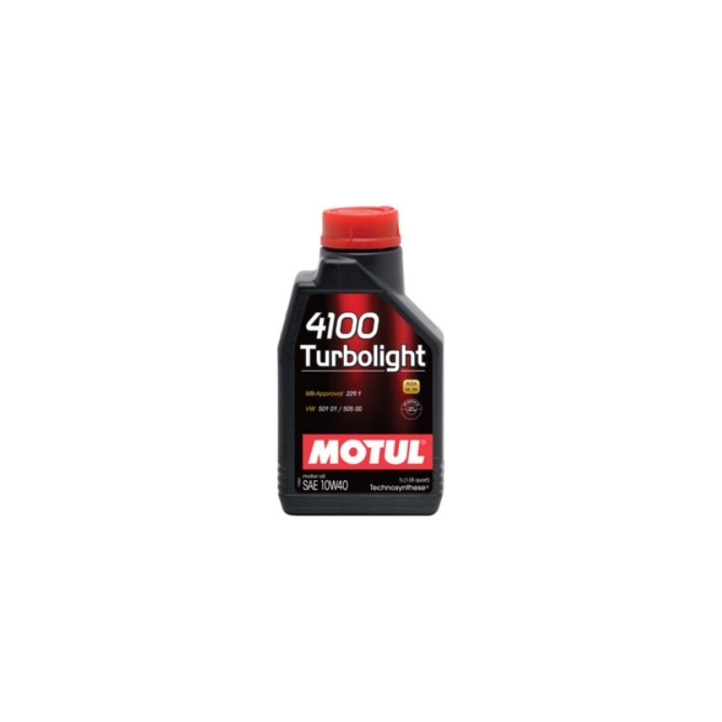 MOTUL VOITURE huile 4100 TURBOLIGHT SAE 10W40 1L 108644