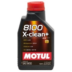 MOTUL VOITURE huile 8100 X CLEAN + SAE 5W30 1L 106376