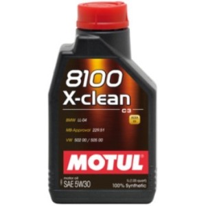 MOTUL VOITURE huile 8100 X CLEAN SAE 5W30 1L 102785