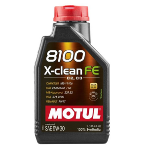 MOTUL VOITURE huile 8100 X CLEAN FE ACEA C2 C3 SAE 5W30 1L 112771 CHRYSLER MS-11106 FIAT 9.55535-S1 / S3 MERCEDES MB Approval 22