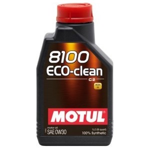 MOTUL VOITURE huile 8100 ECO CLEAN c2 SAE 0W30 1L 102888