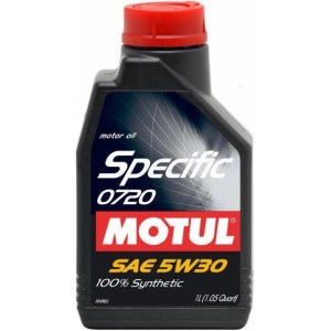 MOTUL VOITURE huile Specific 0720 RENAULT RN0720 SAE 5w30 100% Syntétic 1L 102208