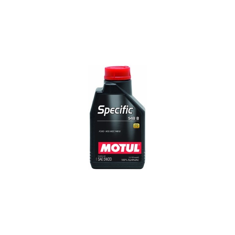 MOTUL VOITURE FORD MUSTANG 2005-2017 V8 3.7 4.0 4.6 / BOSS 302 / GT 2011-2017 V8 5.0 huile Specific SAE 5w20 100% Syntétic 948B