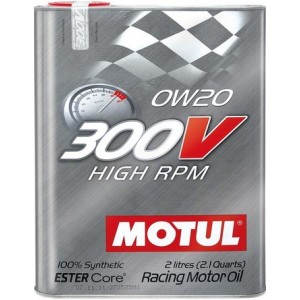 NOUVELLE MOTUL 300V AUTO MOTORSPORT 0w20 High RPM Huile 100% Synthèse Racing 2 Litres PORT OFFERT