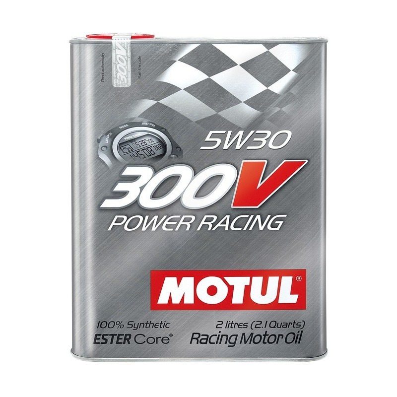 MOTUL 300V AUTO MOTORSPORT 5w30 POWER RACING Huile Moteur 100% Synthèse 2 Litres PORT OFFERT