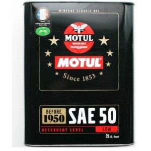MOTUL AUTO CLASSIC SAE 50 Minérale 2 Litres 104510