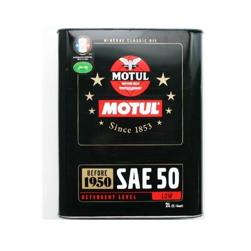 MOTUL AUTO CLASSIC SAE 50 Minérale 2 Litres 104510